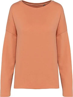 Kariban K 471 Dámska mikina oversize 20.K471 broskyňová