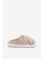 Kožené Pantofle S Béžové model 21680845 - Boto Kožené Pantofle S Béžové model 21680845 - Boto