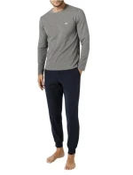 Pánske pyžamo 111789 2F720 12149 sivá/tm.modrá - Emporio Armani