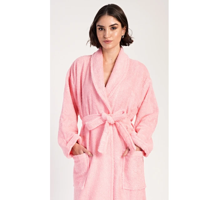 Dámský župan dlouhý se šálovým límcem model 21210371 - Vienetta