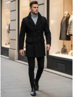 Pánský černý kabát Dstreet model 21963888 - FashionStreet