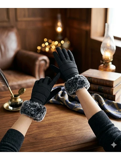 Dámske kožušinové rukavice Be Snazzy RS-006