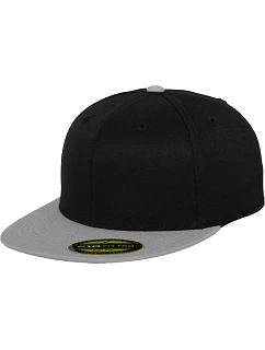 6 panelová kšiltovka Premium 210 Fitted black/grey model 22482479 - Flexfit
