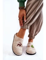 Domácí pantofle Big Star model 21600988 béžová - Big Star Shoes