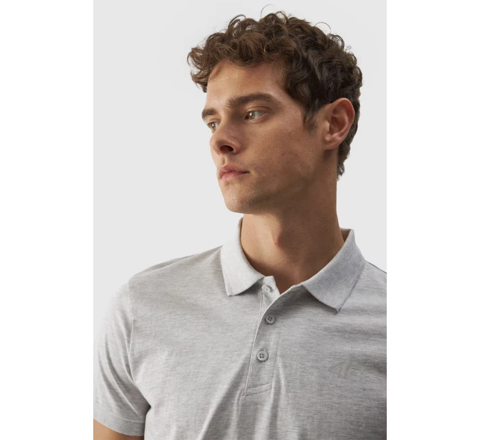 Pánské Polo Tričko Regular S  Šedé model 21675010 - 4F