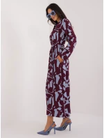 Sukienka model 21717614 bordowy - FPrice