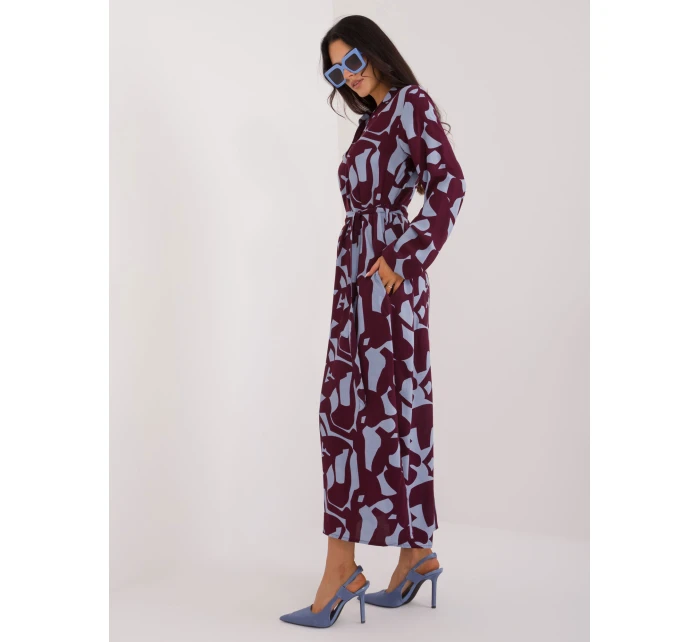 Sukienka model 21717614 bordowy - FPrice