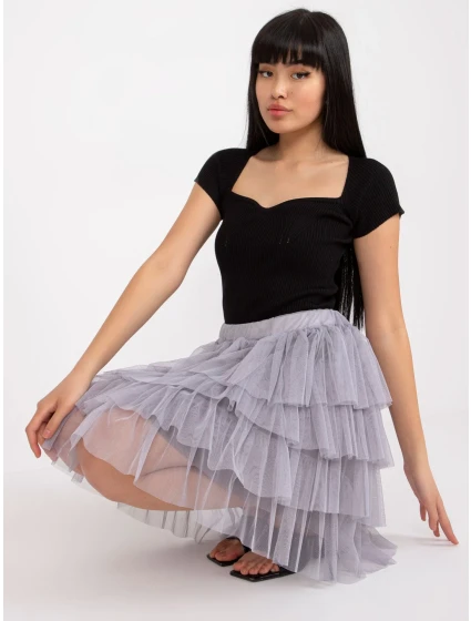 Sukně TW SD BI model 17302243 šedá - FPrice Sukně TW SD BI model 17302243 šedá - FPrice