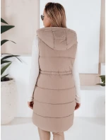 Dámská prošívaná vesta béžová Dstreet model 21966341 - FashionStreet