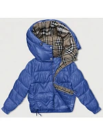 Dámska prechodná bunda s kockovanou podšívkou Cornflower Blue (842) Dámska prechodná bunda s kockovanou podšívkou Cornflower Blue (842)