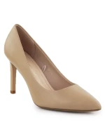 Béžové lodičky na jehlovém podpatku Sergio model 22013077 - LEONE