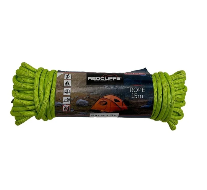 REFLEXNÉ TURISTICKÉ LANO 15 M ZELENÉ REDCLIFFS