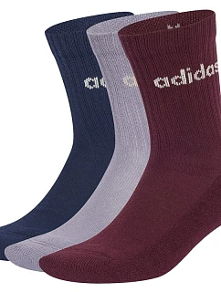 Ponožky adidas Cushioned Linear Crew 3P KQ6800