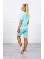 Mätový set top+legíny Mätový set top+legíny