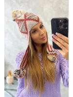 Dámská klapka na uši Eunika model 18751839 - K-Fashion Dámská klapka na uši Eunika model 18751839 - K-Fashion