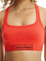 Športové bralette Heritage - QF6768E XM9 - červenooranžová - Calvin Klein