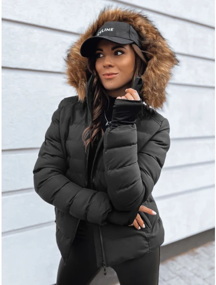 Dámská prošívaná zimní bunda černá Dstreet model 21971788 - FashionStreet