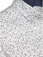 Pánske biele tričko s krátkym rukávom FashionStreet KX1059