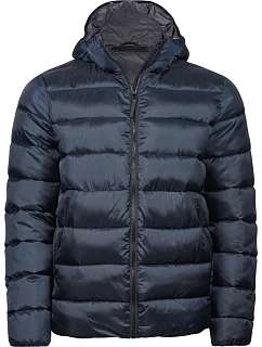TJ Lehká pánská prošívaná bunda s kapucí 18. navy model 22499394 - Tee Jays