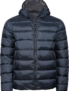 TJ Lehká pánská prošívaná bunda s kapucí 18. navy model 22499394 - Tee Jays