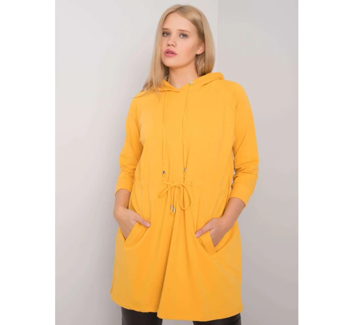 Dámska mikina RV BL 6853.10P tmavo žltá