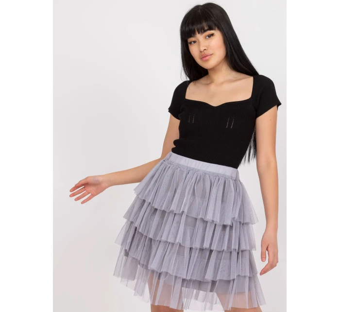 Sukně TW SD BI model 17302243 šedá - FPrice Sukně TW SD BI model 17302243 šedá - FPrice