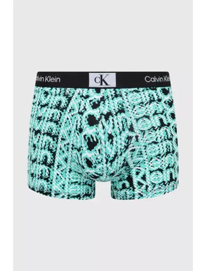 Pánske boxerky 000NB3403A AC5 tyrkys-čierno-biele - Calvin Klein Pánske boxerky 000NB3403A AC5 tyrkys-čierno-biele - Calvin Klein