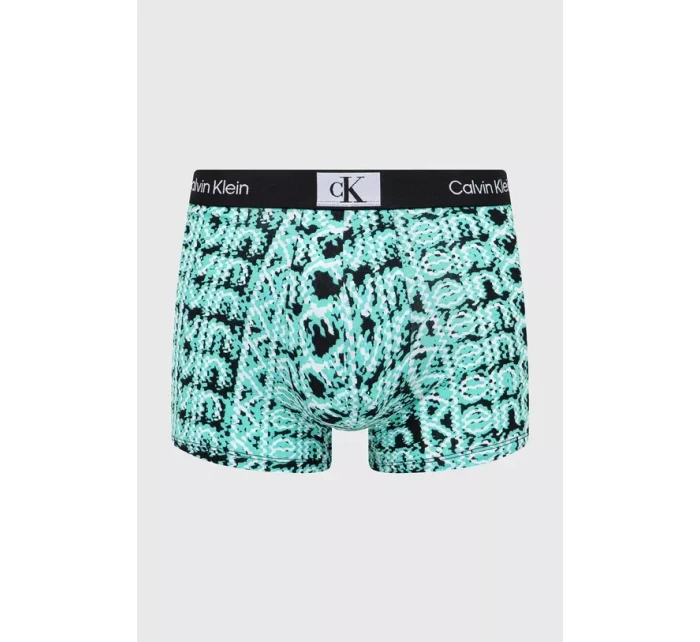 Pánske boxerky 000NB3403A AC5 tyrkys-čierno-biele - Calvin Klein Pánske boxerky 000NB3403A AC5 tyrkys-čierno-biele - Calvin Klein