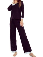 Dámske pyžamo Arleta čierne - ELDAR