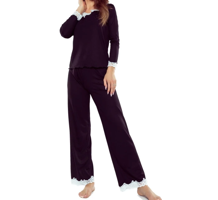 Dámske pyžamo Arleta čierne - ELDAR