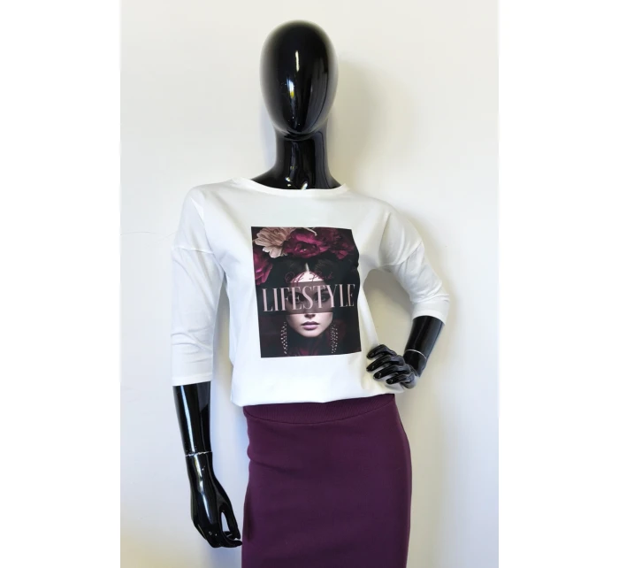 model 21483830 BLOUSE - OFF PINK