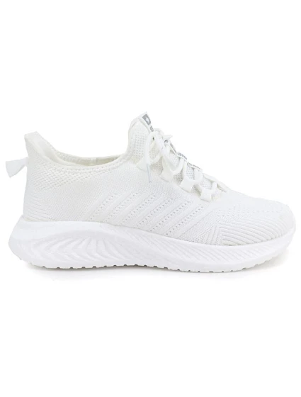 Pánská textilní sportovní polobotka bílá model 22122354 - Big Star Pánská textilní sportovní polobotka bílá model 22122354 - Big Star