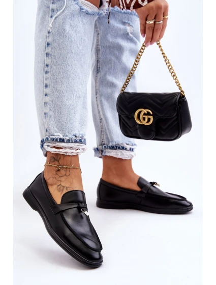 Dámské klasické mokasíny šedé model 21626995 - Boto