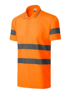HV Runway polokošeľa unisex fluorescenčná oranžová
