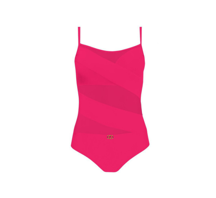 Dámské jednodílné plavky FASHION 11 růžové  - Self