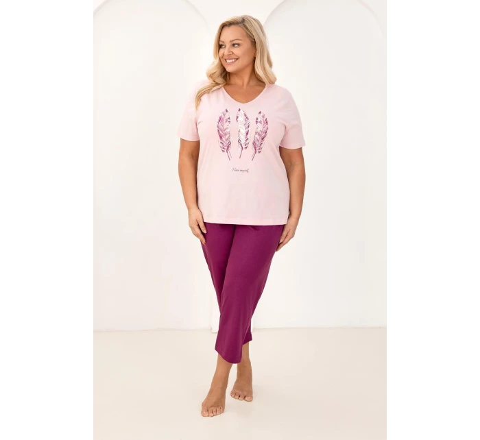 Regina 742 cr/r XL-5XL W26 dámske pyžamo