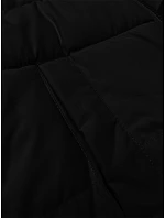 Dámska krátka zimná bunda s rebrovanými lemami S'west black (B8288-1) Dámska krátka zimná bunda s rebrovanými lemami S'west black (B8288-1)
