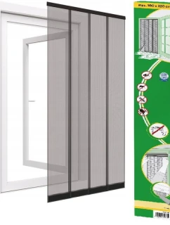 LAMELOVÁ SIEŤ PROTI KOMÁROM 100X220 POLYESTER + PÁSIK SO SUCHÝM ZIPSOM