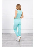 Súprava top+nohavice mint