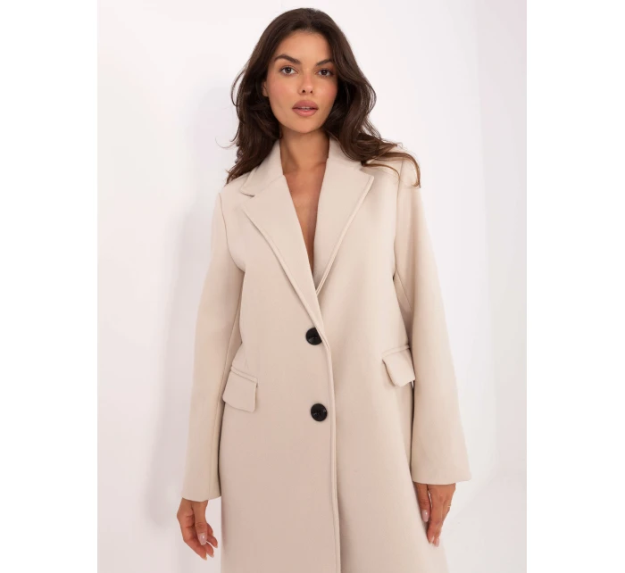 Płaszcz IT PL model 21302419 jasny beżowy - FPrice