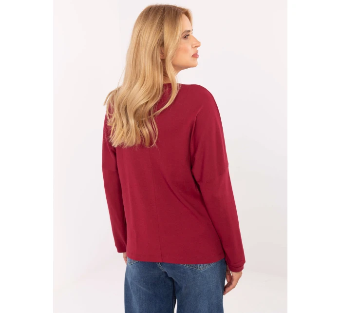 Bluzka RV BZ model 21309851 bordowy - FPrice