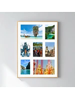 Personalizovaný magický fotobilder v ráme – 50 × 70 – koláž fotografií Personalizovaný magický fotobilder v ráme – 50 × 70 – koláž fotografií