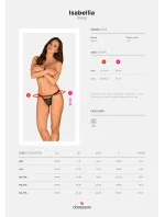 Elegantné tangá Isabellia thong - Obsessive