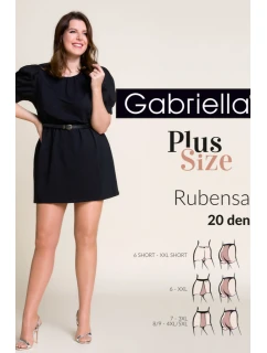 RUBENSA 6-SHORT pančuchy XXL