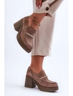 Poltopánky na podpätku model 183961 Step in style