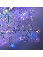 Svetelné závesy na vianočný stromček 200x200 CM 408LED snehové vločky MULTIKOLOR Svetelné závesy na vianočný stromček 200x200 CM 408LED snehové vločky MULTIKOLOR