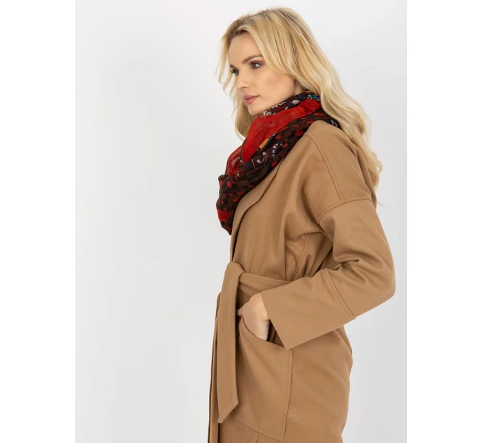 Tunelová šála AT KM model 17714518 hnědá - FPrice