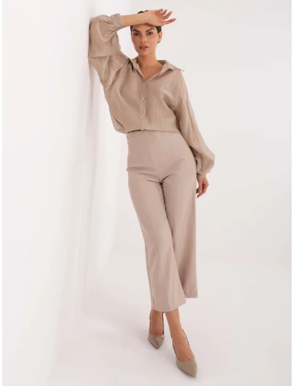 Koszula IT KS model 21795636 beżowy - FPrice Koszula IT KS model 21795636 beżowy - FPrice