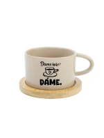 DÁTE MI KÁVU? DÁTE MI. - krémový pohár s makrónkou 200 ml