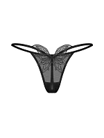 Dámske tangá Veyane Thong Black - Obsessive